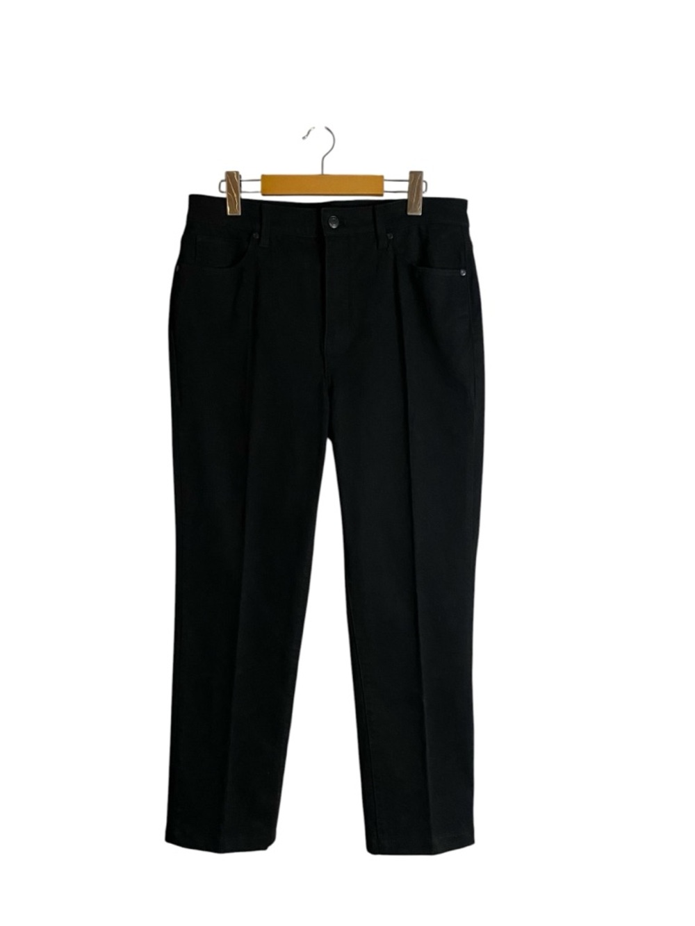 Talbots Women's Classic Black Straight-Leg Denim Jeans